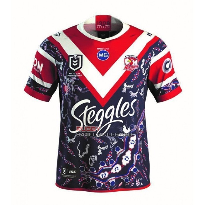 Camiseta Sydney Roosters Rugby 2021 Indigena